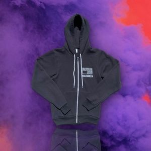 American Apparel Hoodie Fullscreen Media Zip Up Fleece